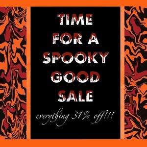TIME FOR A SPOOKY GOOD SALE👻🎃👻